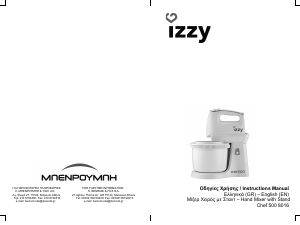Manual Izzy 8016 Chef 500 Hand Mixer