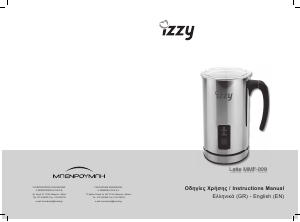 Manual Izzy MMF-009 Milk Frother