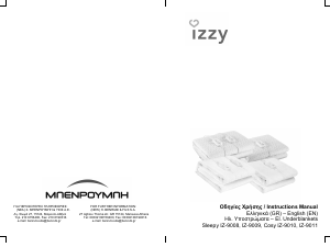 Εγχειρίδιο Izzy IZ-9008 Ηλεκτρική κουβέρτα