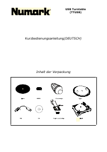 Bedienungsanleitung Numark TTUSB Plattenspieler