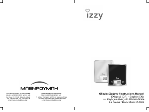 Handleiding Izzy IZ-7004 Keukenweegschaal