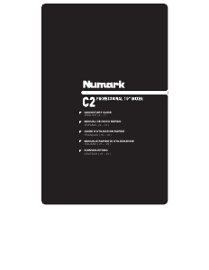 Mode d’emploi Numark C2 Table de mixage