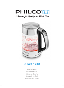 Manual Philco PHWK 1740 Kettle