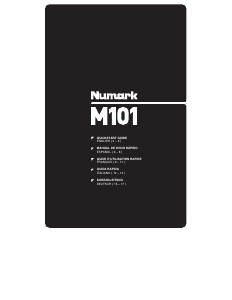 Manual de uso Numark M101USB Mesa de mezcla