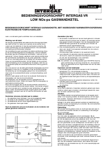 Handleiding Intergas H22VR.W CV-ketel