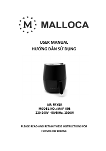 Manual Malloca MAF-09B Deep Fryer