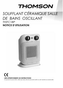 Mode d’emploi Thomson THSFC18IP Chauffage