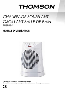 Mode d’emploi Thomson THSF024 Chauffage