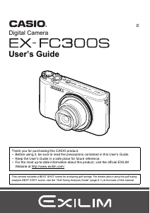 Handleiding Casio EX-FC300S Digitale camera