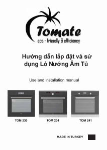 Hướng dẫn sử dụng Tomate TOM 234 Lò nướng