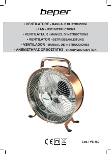 Manual de uso Beper VE.450 Ventilador