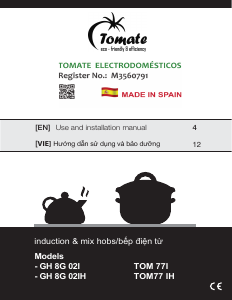 Hướng dẫn sử dụng Tomate TOM 77I Tarô