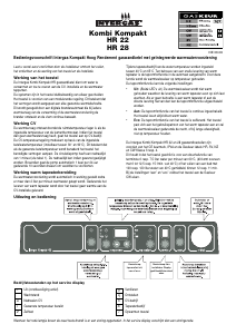 Handleiding Intergas Kombi Kompakt HR 28 CV-ketel