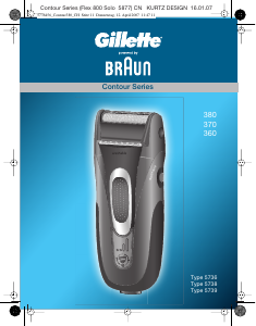Bruksanvisning Braun 380 Contour Rakapparat