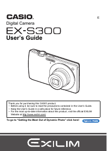 Manual Casio EX-S300 Digital Camera
