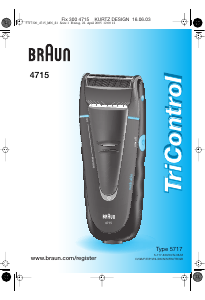 Handleiding Braun 4715 TriControl Scheerapparaat