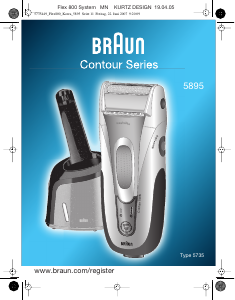 Handleiding Braun 5895 Contour Scheerapparaat