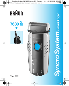Handleiding Braun 7630 Scheerapparaat