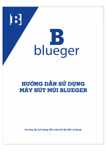 Hướng dẫn sử dụng Blueger B70E Mũ đầu bếp