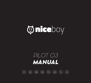 Használati útmutató Niceboy Pilot Q3 Akciókamera