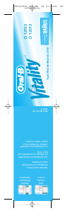 Bruksanvisning Braun D 12513 Oral-B Vitality Eltandborste
