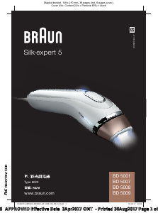 Bruksanvisning Braun BD 5007 Silk-Expert 5 IPL-apparat