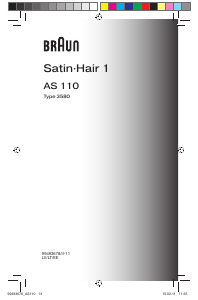 Kasutusjuhend Braun AS 110 Satin Hair 1 Juuksekoolutaja
