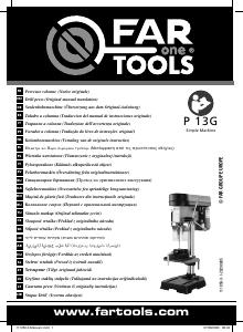 Käyttöohje Far Tools P 13G Pöytäporakone