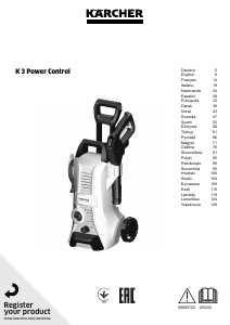 Manual Kärcher K 3 Power Control Máquina de limpeza a alta pressão