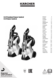 Manual Kärcher K 4 Power Control Máquina de limpeza a alta pressão