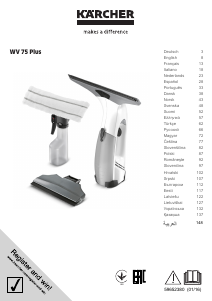 Instrukcja Kärcher WV 75 Plus Myjka do okien