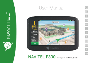 Kasutusjuhend Navitel F300 Auto navigatsioonisüsteem