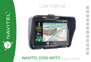Handleiding Navitel G550 MOTO Navigatiesysteem