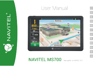 Kasutusjuhend Navitel MS700 Auto navigatsioonisüsteem