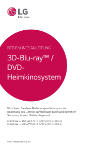 Bedienungsanleitung LG LHA855 Heimkinosystem