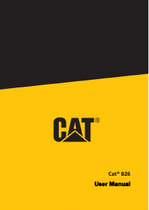 Bruksanvisning CAT B26 Mobiltelefon