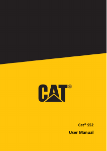 Bruksanvisning CAT S52 Mobiltelefon