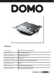 Manuale Domo DO9225G Grill a contatto