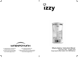 Manual Izzy CM-108S Bianca Coffee Machine