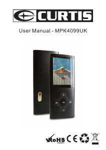 Bruksanvisning Curtis MPK4099UK Mp3 spelare