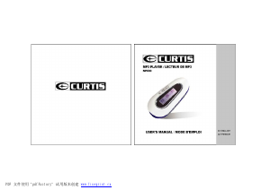 Bruksanvisning Curtis MP530 Mp3 spelare