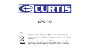 Bruksanvisning Curtis MPK1062 Mp3 spelare