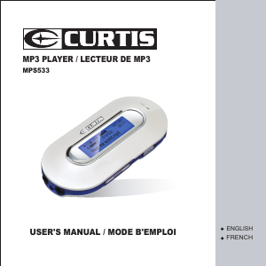Bedienungsanleitung Curtis MPS533 Mp3 player