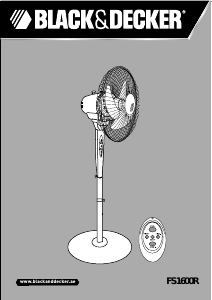 Handleiding Black and Decker FS1600R Ventilator