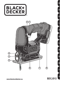 Bedienungsanleitung Black and Decker BDCJS12N Stichsäge