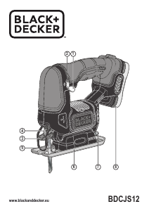 Bedienungsanleitung Black and Decker BDCJS12 Stichsäge