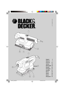 Bruksanvisning Black and Decker KA196 Eksentersliper