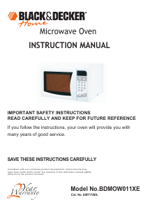 Handleiding Black and Decker BDMOW011 Magnetron
