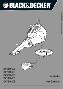 Manual Black and Decker DV1610 Handheld Vacuum