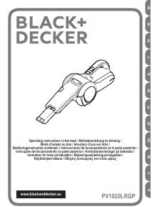 Manual Black and Decker PV1820LRGP Handheld Vacuum